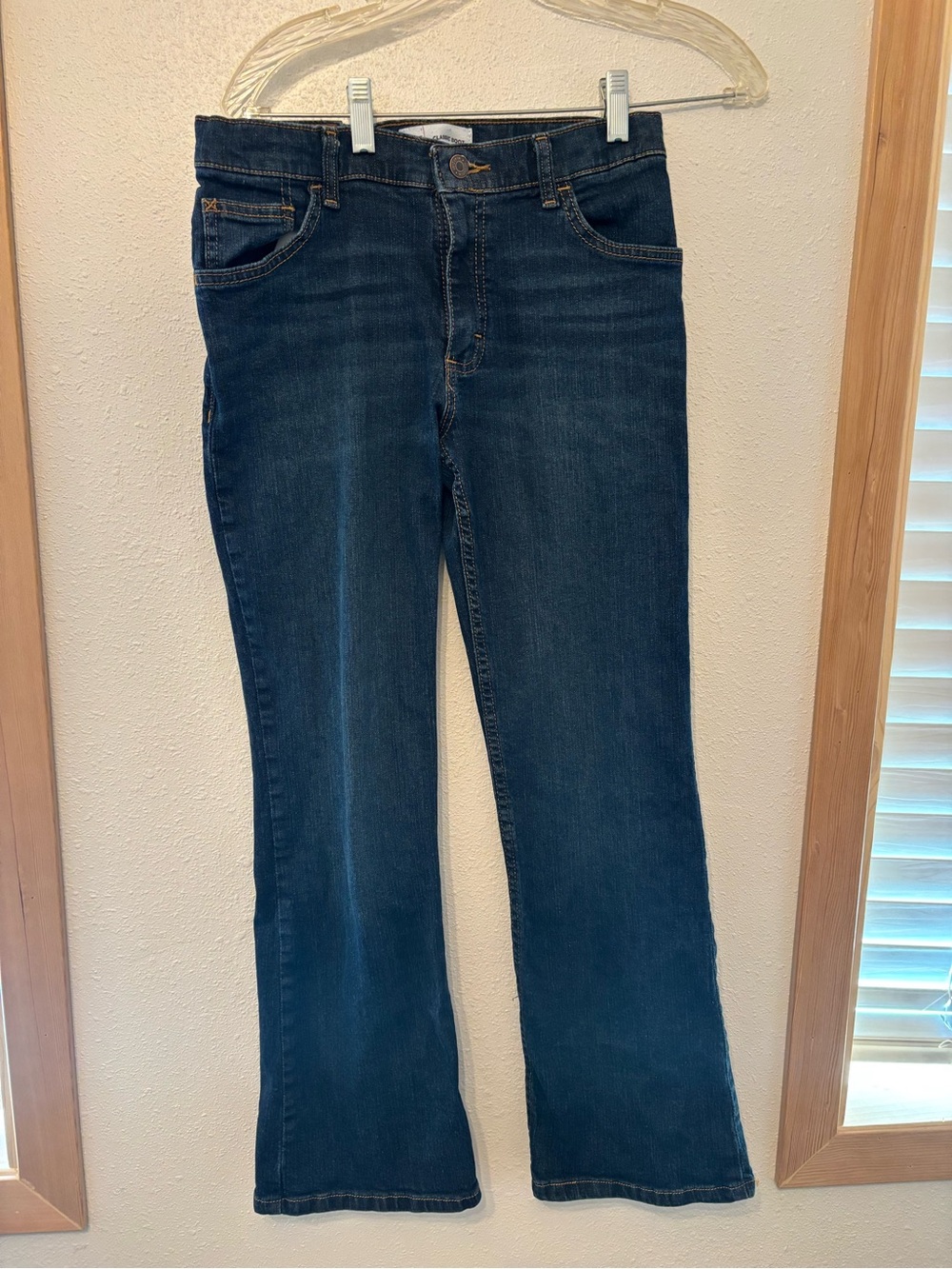 Wrangler Kids Dark Blue Classic Bootcut Jeans